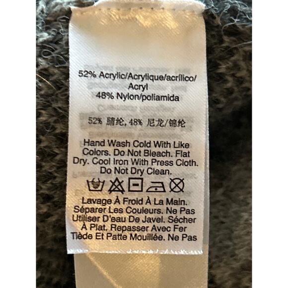 DKNY Leopard Animal High Neck Winter Sweater - Picture 8 of 9